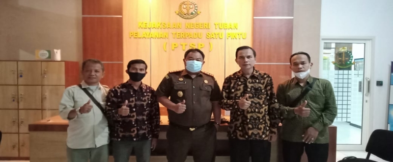 Lawatan, Rombongan Dewan Dakwah dan PDD Kampar Disambut  Kajari Tuban 