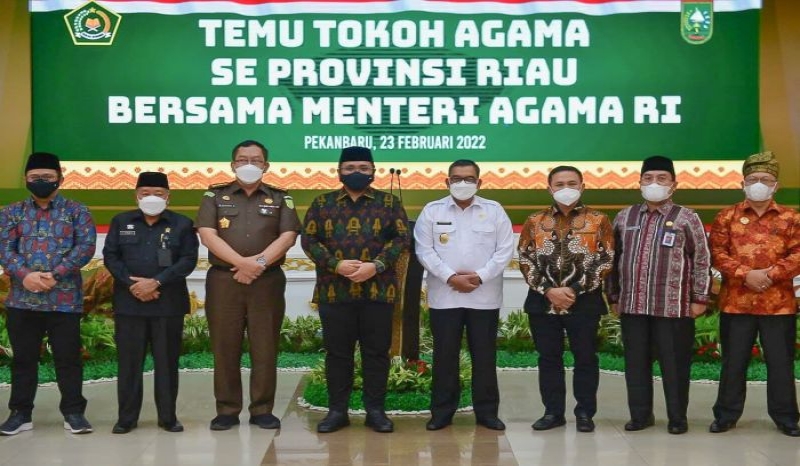 Menag Yaqut Bertemu Tokoh Agama Riau, Yakini Toleransi Masyarakatnya  Tinggi