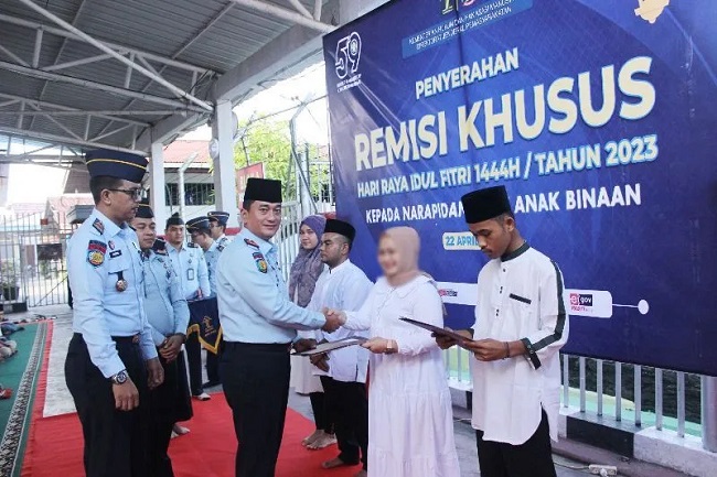 7.742 Napi di Riau Diganjar Remisi Idul Fitri 2023