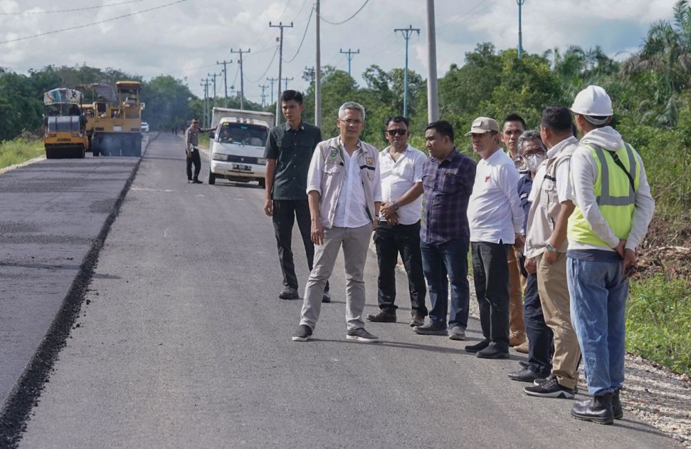 Dianggarkan Rp53,86 Miliar, Pembangunan Jalan Lintas Bono Segera Dituntaskan - Pekanbaruexpress