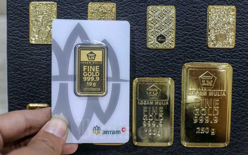 Harga Emas Tertahan di Rp1,056 Juta per Gram Sejak Awal Pekan Ini