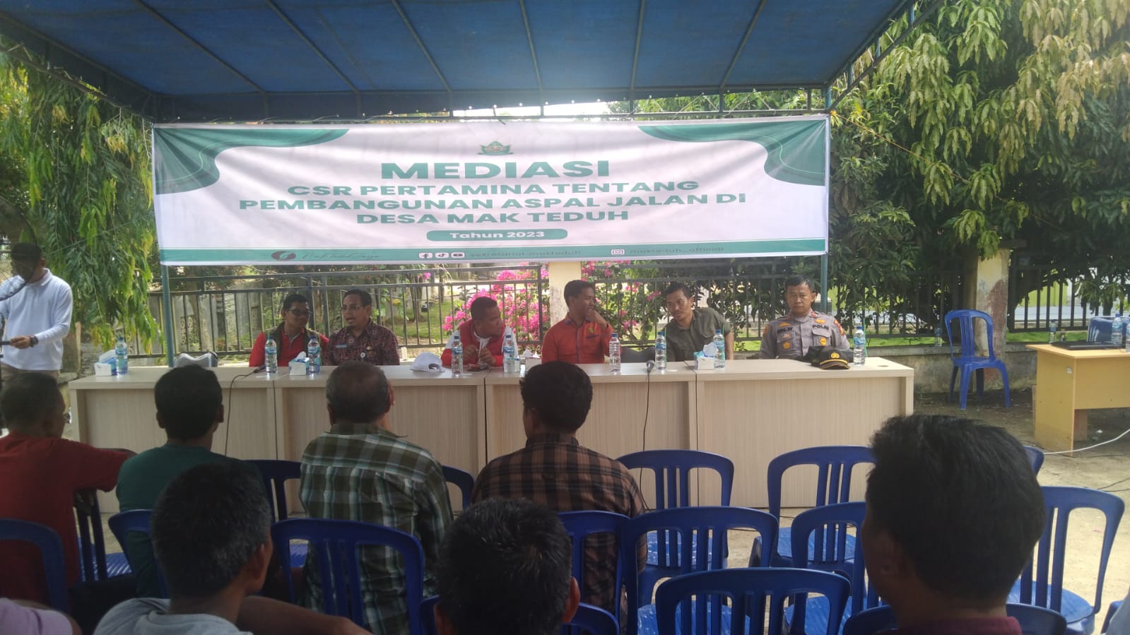 Realisasikan Pengaspalan Jalan, Masyarakat Desa Mak Teduh dan PT. PHE Buat Kesepakatan