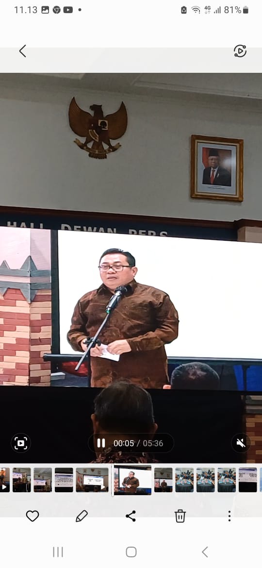 Malam Anugerah SMSI 2023, Firdaus Sindir, Konglomerasi Pers Secara Nasional Bisa Bunuh Media start u