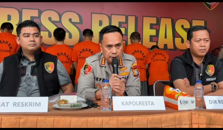 Akhirnya, 10 Napi yang Kabur dari Sel Polsek Rumbai Ditangkap Semua, 4 Ditembak