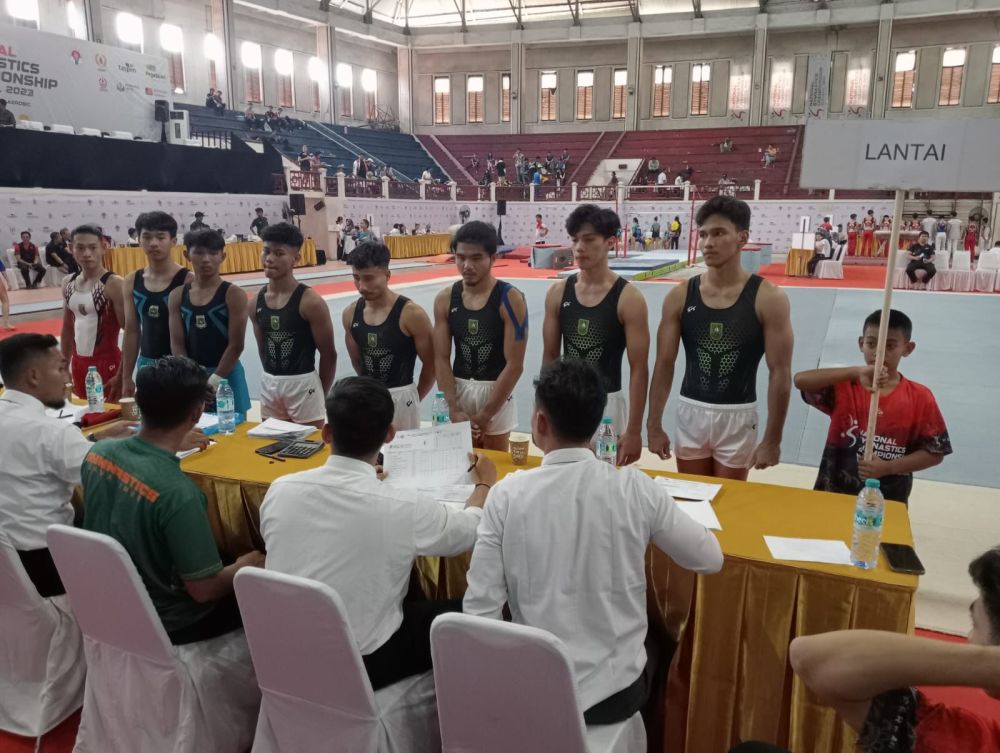 Atlet Senam Riau Raih Emas Kejurnas Gymnastics Prakualifikasi PON