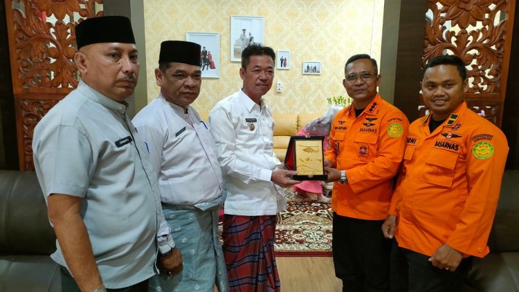 Bupati Rohil Terima Kunjungan Kepala Basarnas Pekanbaru - Pekanbaruexpress