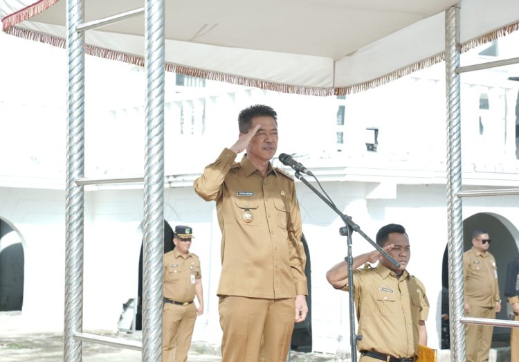 Bupati Rohil Afrizal Sintong Ingatkan ASN Terus Tingkatkan Disipli - Pekanbaruexpress