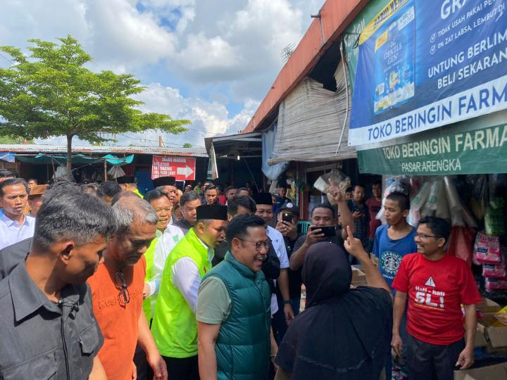 Pedagang Pasar Pagi Arengka Teriakan 