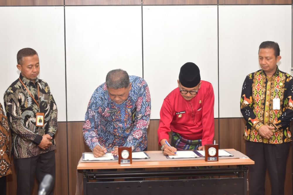 Percepatan Pelayanan MPP, Pemkab Kampar Lakukan MoU dengan Kanwil DJP Riau