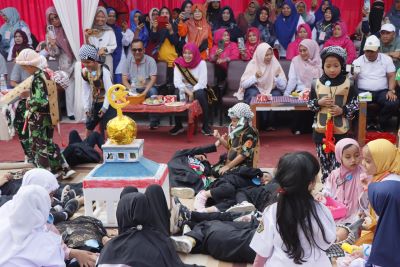 1000 Anak Usia Dini Bergembira Meriahkan Semarak PAUD Kabupaten Kampar 