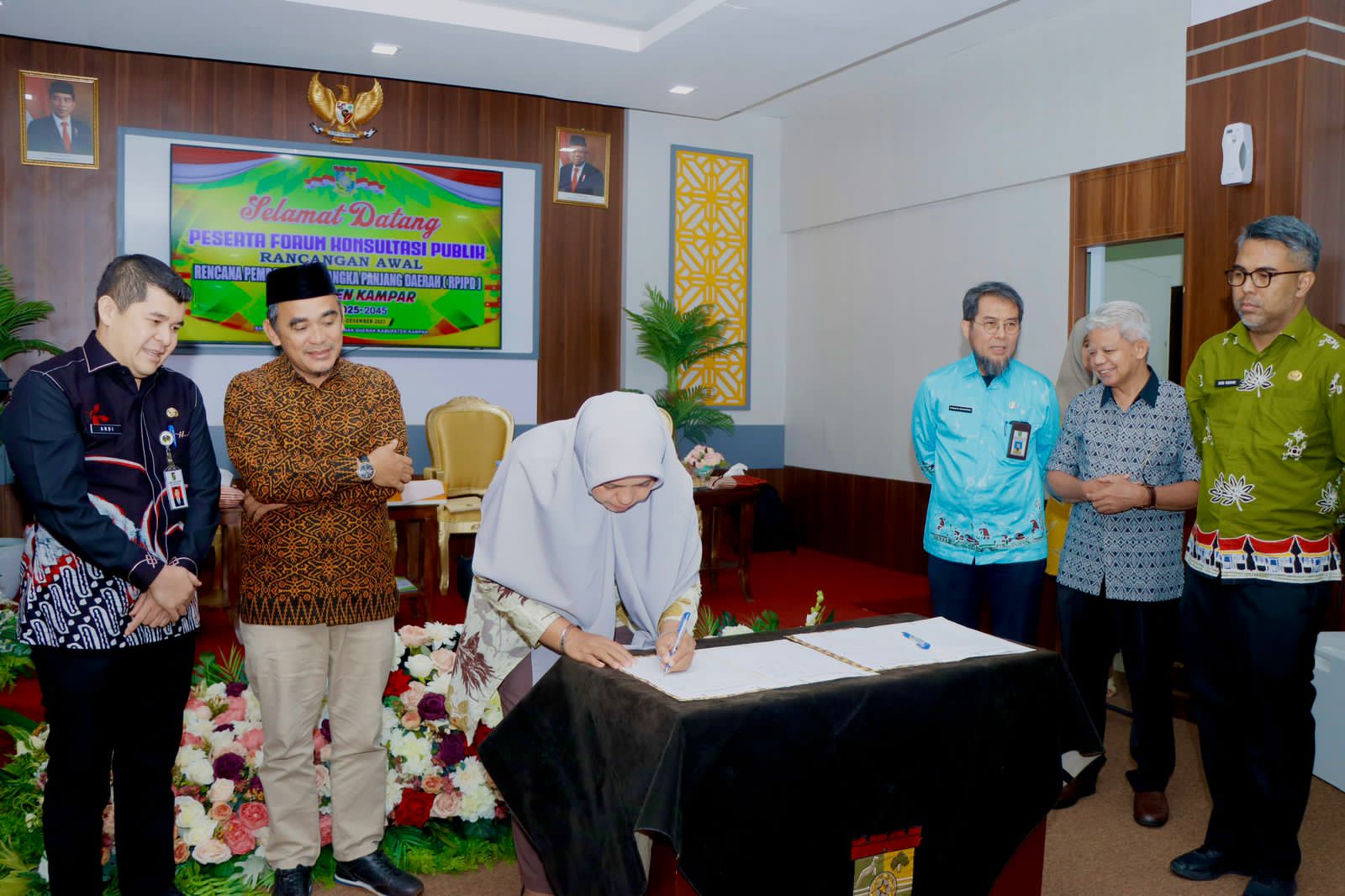 Bappeda Kampar Gelar FKP Ranwal RPJPD Kabupaten Kampar 2025-2045