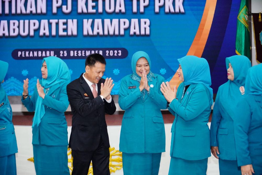 Dilantik Jadi Pj Ketua TP PKK Kabupaten Kampar, Ricana Djayanti: Siap Dukung Program Pemerintah