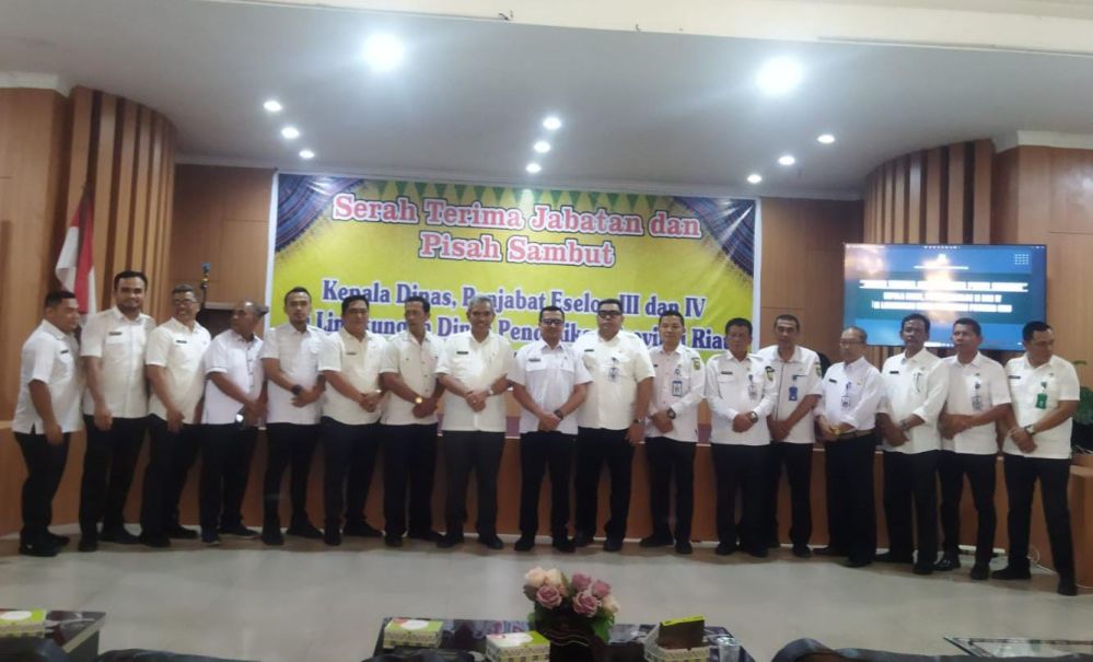 Serah Terima Jabatan, Kadisdik Riau Tengku Fauzan: Kasih Waktu Konsolidasi