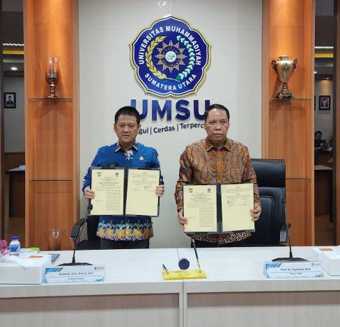 Pemkab Kampar Jalin Kerjasama dengan UMSU
