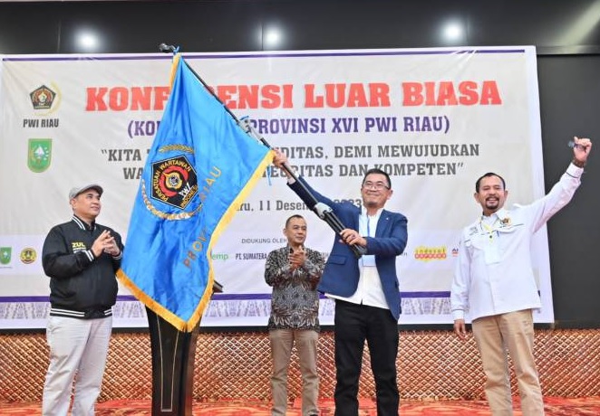 SK PWI Pusat Turun, Berikut  Susunan Pengurus PWI Riau Periode 2023-2028 yang Dilantik Besok