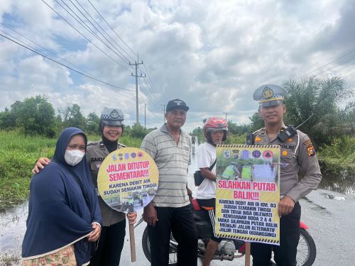 Sat Lantas Polres Pelalawan Lakukan Cooling System 