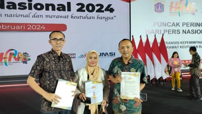 HPN 2024, 3 Wartawan Riau Terima Press Card Number One dari PWI Pusat