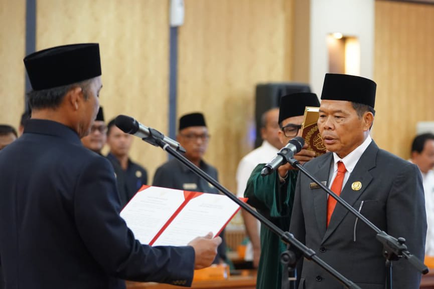 Ery Putra Resmi Jabat Pj Sekda Inhil, Ini Pesan Herman