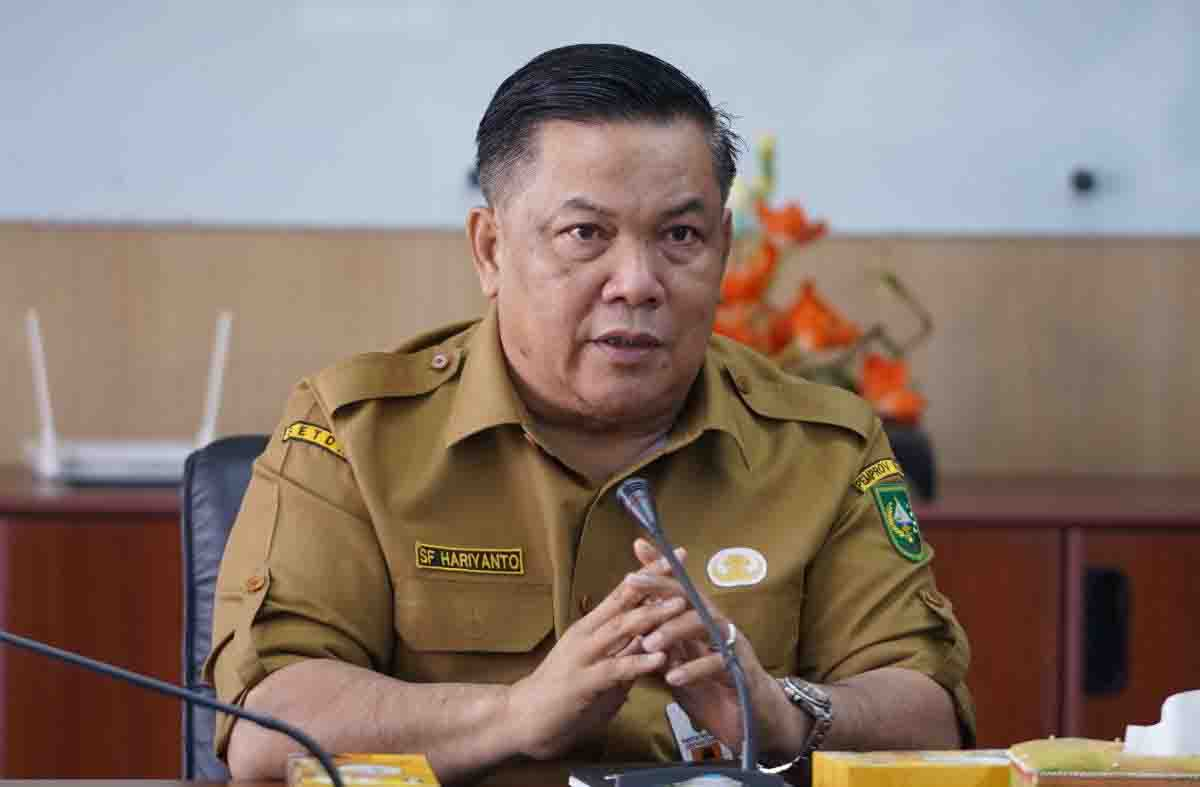 SF Hariyanto Resmi Jadi Pj Gubri, Kamis Dilantik