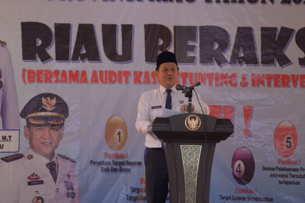 Pj Bupati Kampar: 2024 Kabupaten Kampar Zero Stunting