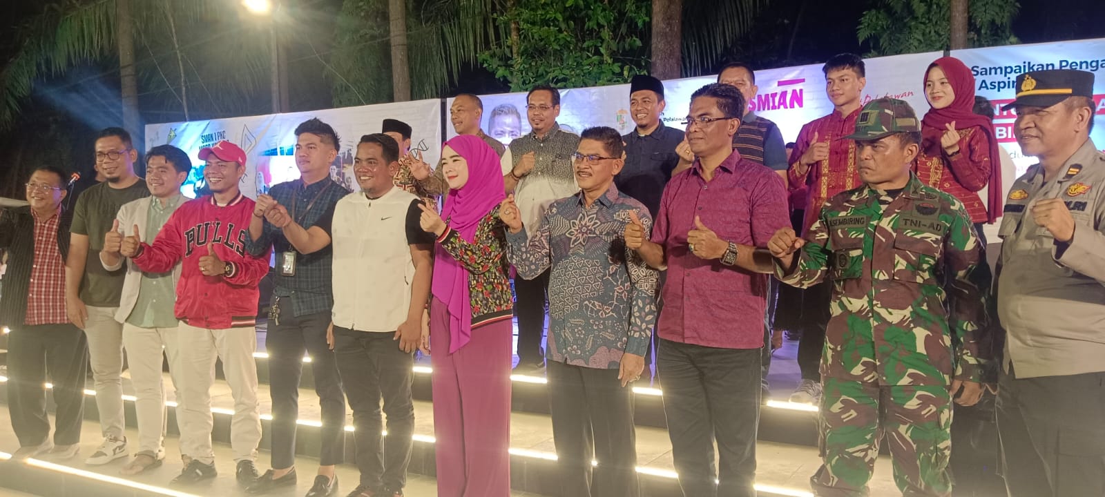 Bupati Zukri Buka Resmikan Taman Kenangan Kota Pangkalan Kerinci