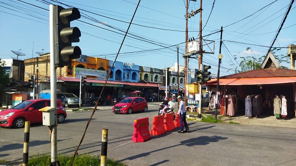 15 Personil Dinas Perhubungan Kampar Siaga di 7 Titik Pasar Ramadhan