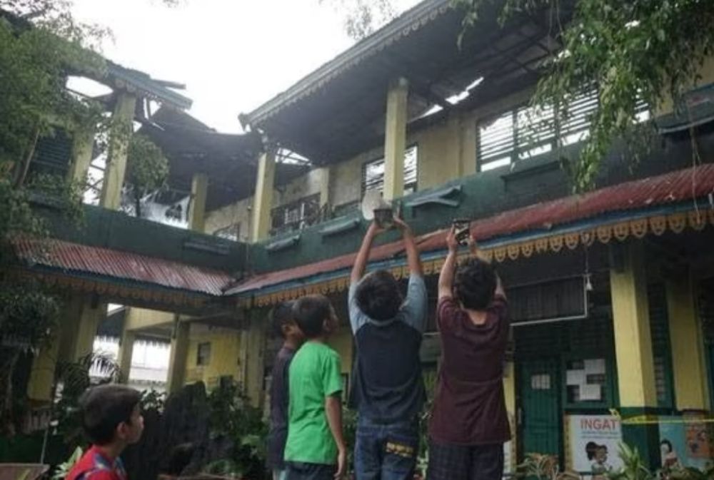 SD 83 Pekanbaru yang Terbakar, April Bakal Dibangun