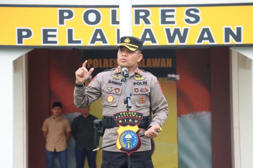 Aman Mudik Lebaran, Polres Pelalawan Sediakan Penitipan Kendaraan Bermotor Masyarakat di Polsek