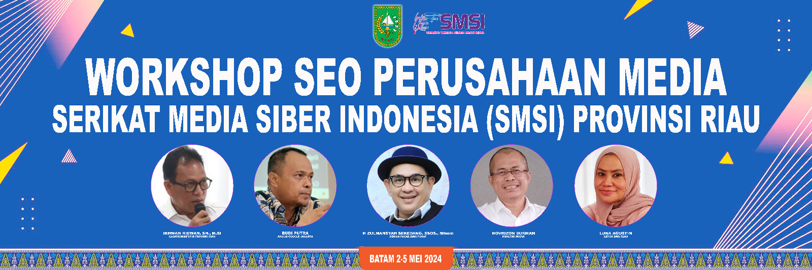 Besok, SMSI Riau Gelar Workshop SEO dan Digital Marketing di Batam