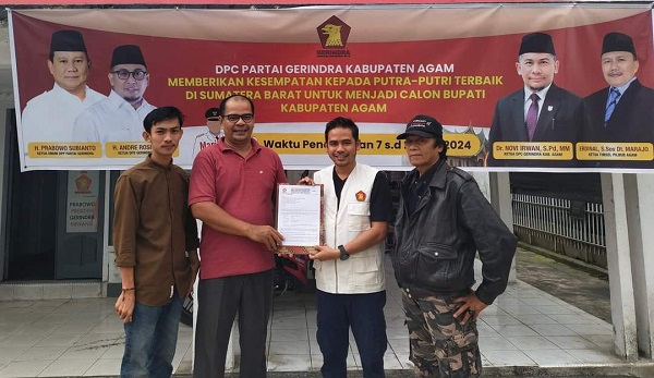 Amril Jambak Daftar ke Gerindra