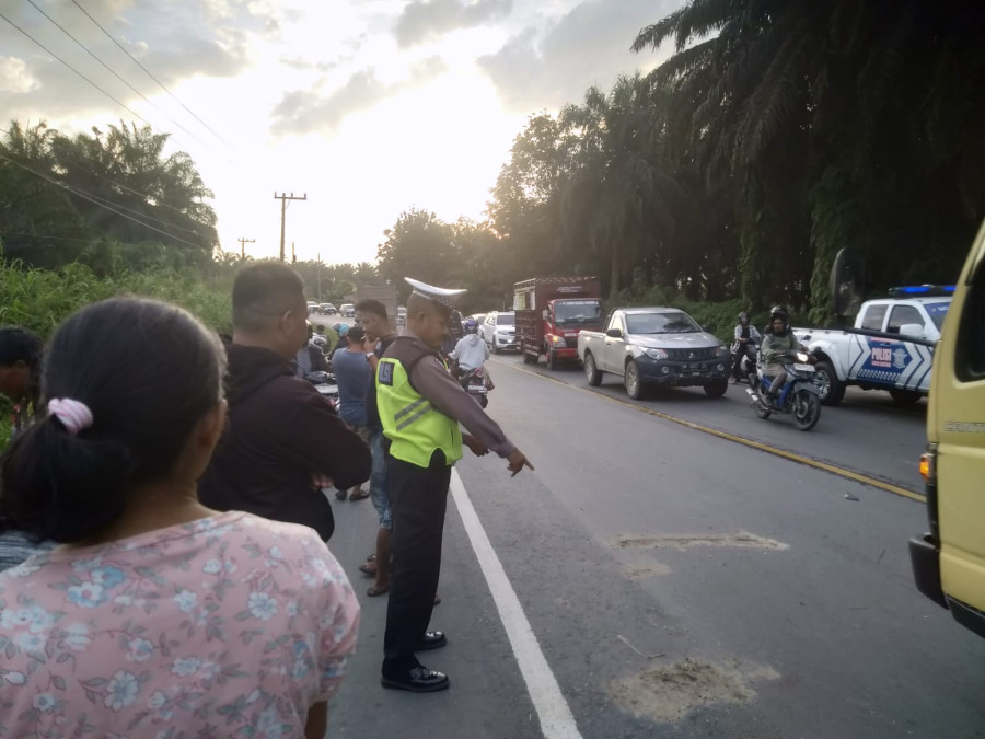IRT Tewas Korban Lakalantas di Jalan Lintas Timur Siak Hulu