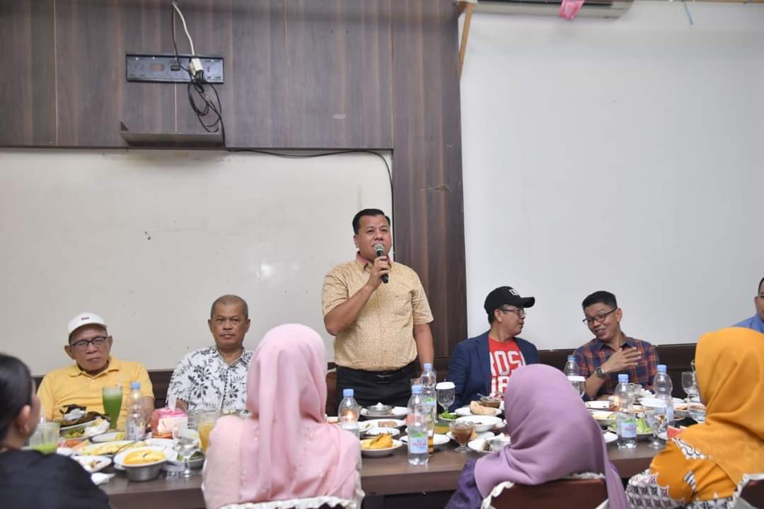 Sempena  HPN Provinsi, Bupati Kuansing Jamu Makanan Malam Rombongan PWI Se-Riau