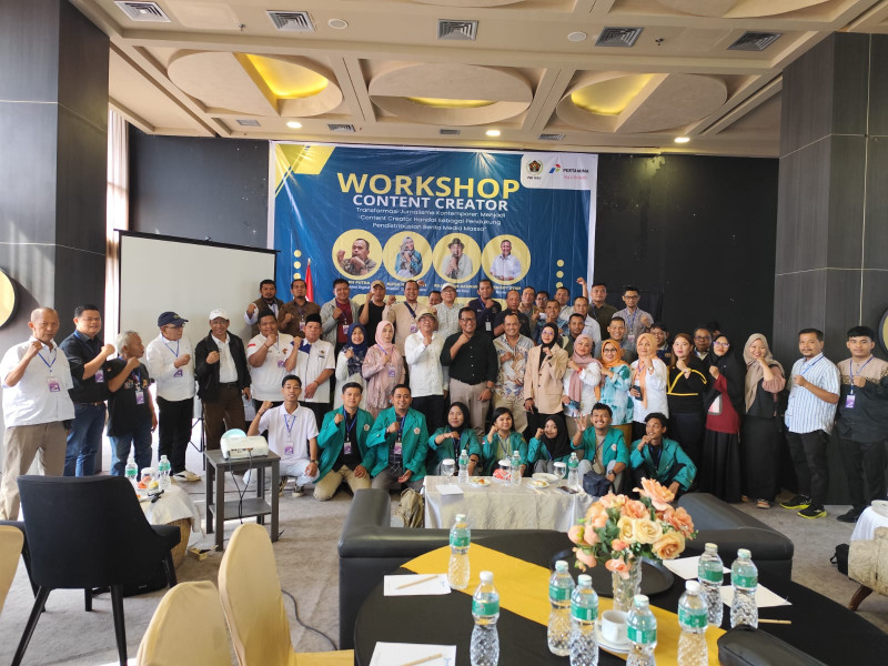 Hadirkan Praktisi Digital, PWI Riau Bekerjasama dengan PHR Gelar Workshop Content Creator