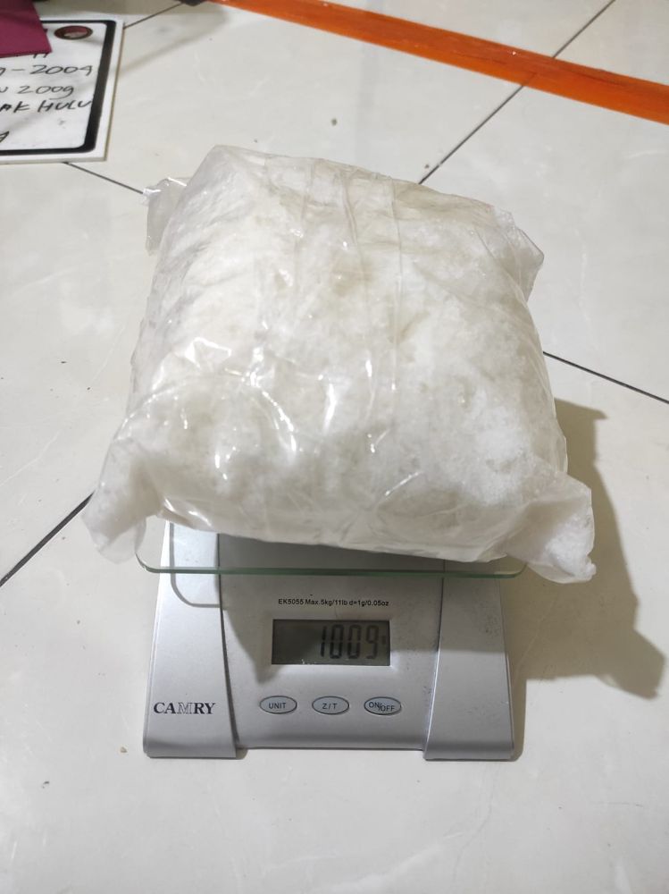 Dikejar hingga Menabrak Pohon, Pemuda Bawa Sabu 1 Kilogram Berhasil Diamankan