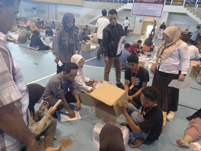  Besok, KPU Kampar Mulai Tahap Setting Per TPS