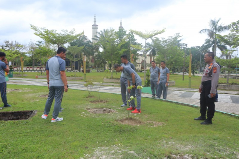 Panpel Karhutla Fun Run 5K Polres Kampar Masih Bekerja, Besok Juga Tanam Pohon di Taman Kota