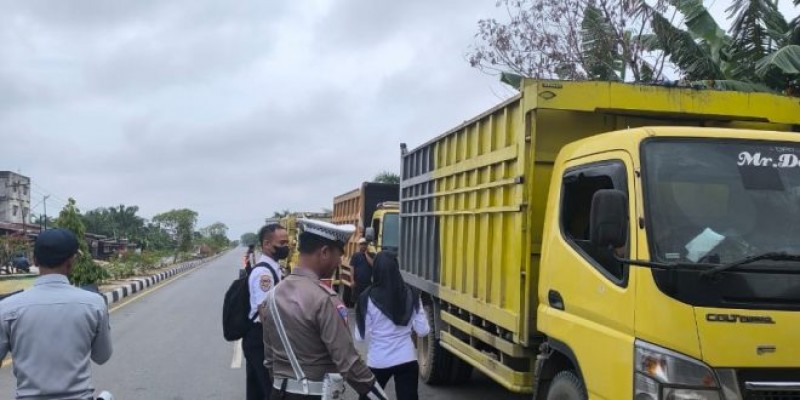 Imbau Manajemen PKS, Dishub Rohil Tertibkan Kendaraan Lebih Tonase