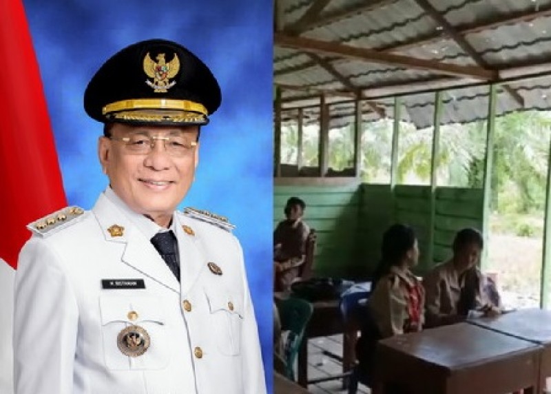 Bupati Rohil Genjot Pendidikan: Bangun Sekolah Terpencil hingga Salurkan Beasiswa
