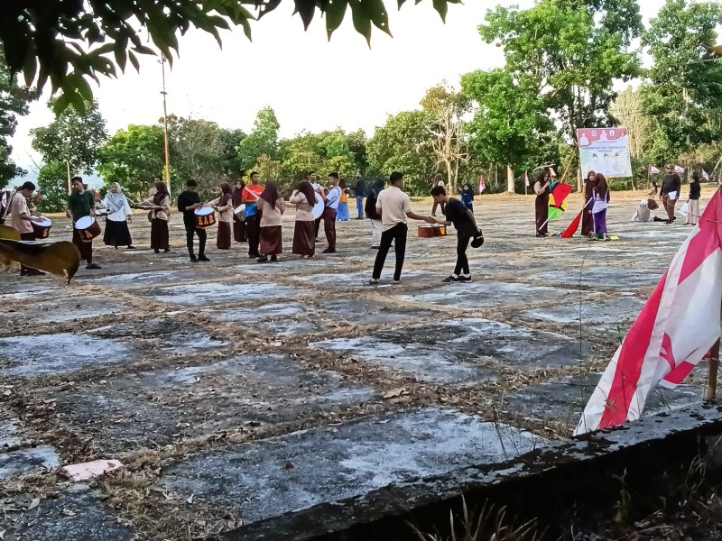 Kwartircab Kampar Gelar Upacara Peringati Hari Pramuka di Halaman Kantor BKPSDM