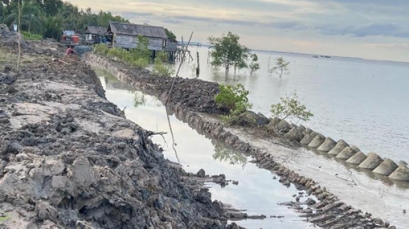Administrasi Bermasalah, Proyek Bronjong Sungai Apit Dihentikan Pemkab Siak
