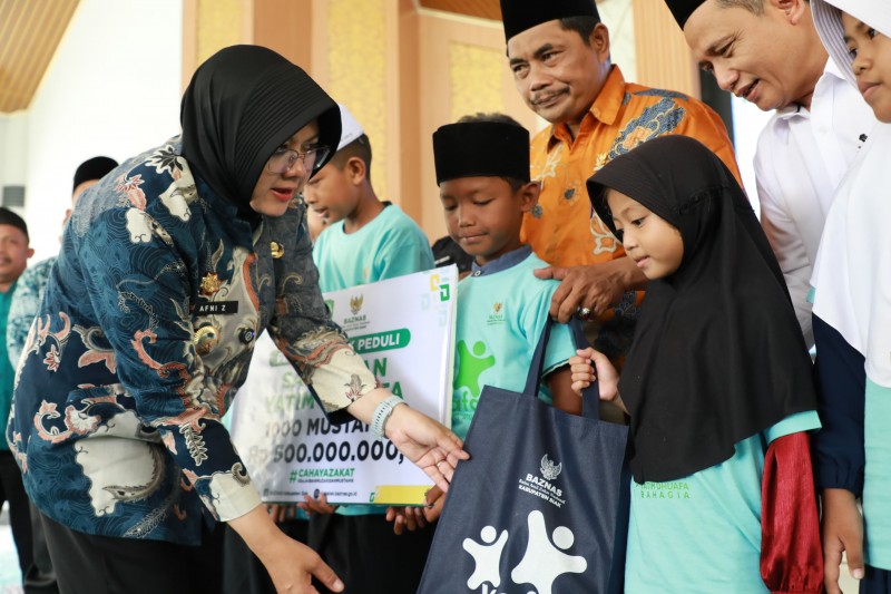 Pemkab Siak Luncurkan Bansos "Yatim Dhuafa Bahagia",1. 378  Anak akan Dapatkan Rp100 Perbulan 