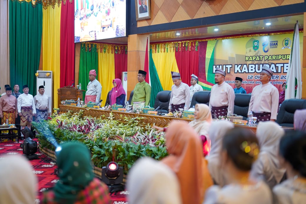 Sidang Paripurna HUT ke-26 Siak, Bupati Afni Sebut Pentingnya Kolaborasi untuk Kesejahteraan Warga