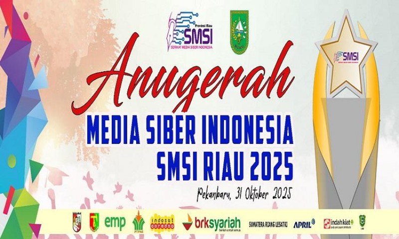 Jumat Besok, SMSI Riau Taja Perhelatan Anugerah Media Siber 2025