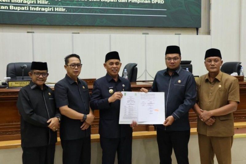 Rapat Paripurna Ke-33 DPRD Inhil, Bahas KUA dan PPAS Tahun Anggaran 2026
