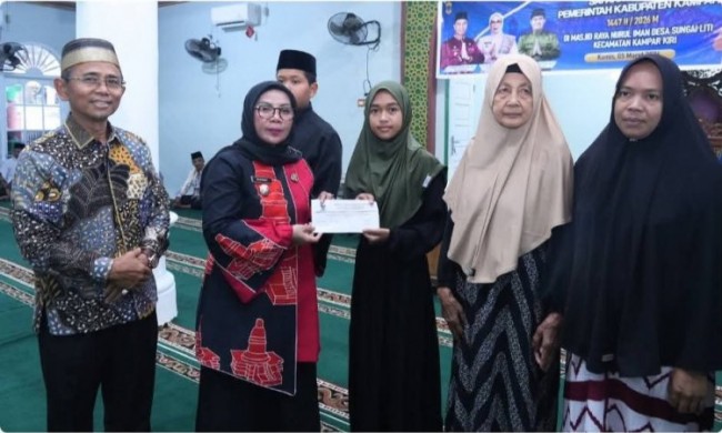 Wabup Kampar Safari Ramadan Serap Aspirasi Warga  Desa Sungai Liti