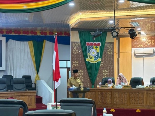 Ketua DPRD Kampar Pimpin Paripurna, Enam Ranperda Resmi Disahkan
