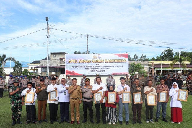 Wakil Bupati Pelalawan Tegaskan Sinergi Polri dan Masyarakat Demi Keamanan Lingkungan