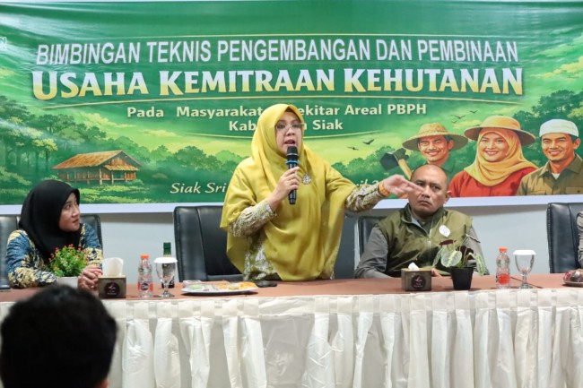 Bupati Siak Tegaskan Pentingnya Pendampingan bagi KTH dalam Pengelolaan Hutan