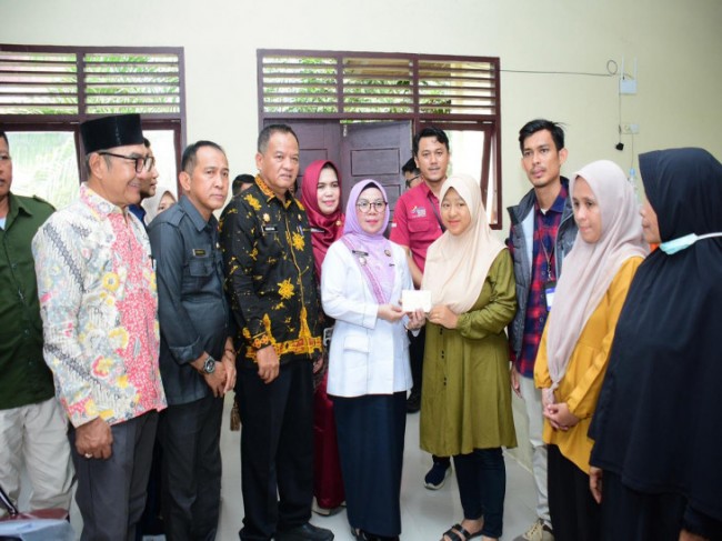 1.071 KPM di Kampar Utara Terima KKS Tahap I 2026, Wabup Misharti Tekankan Bantuan Tepat Sasaran