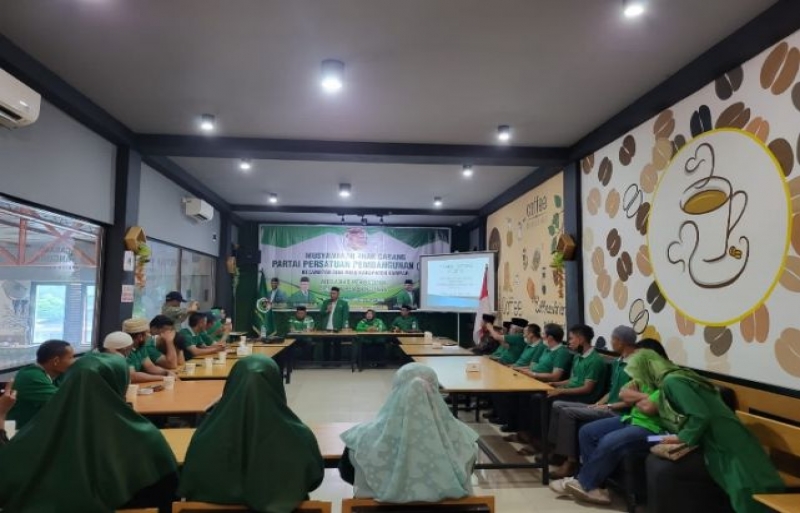 Musancab PPP Siak Hulu, Ngopi Santai, namun Serius